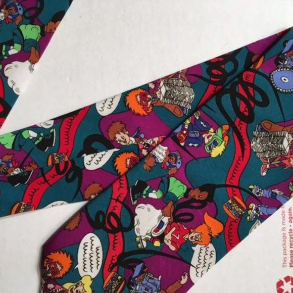 VINTAGE 90's BURGER KING BK CLUB TIE BY ANGELICA - Picture 7 of 7